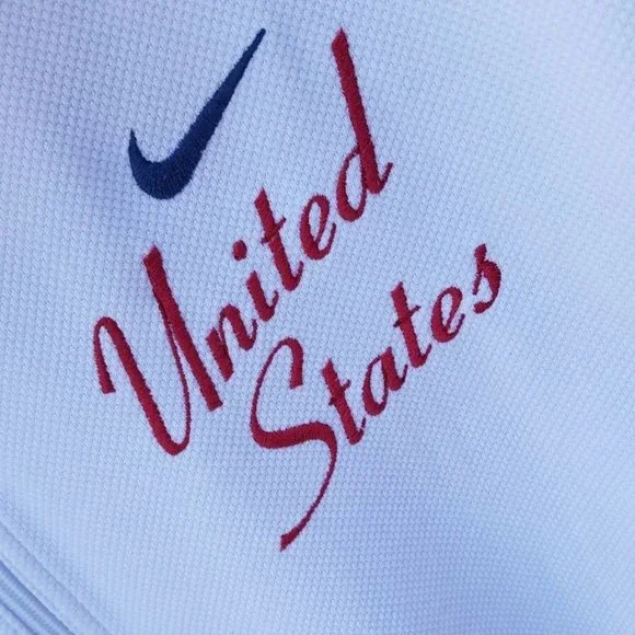 Nike Sweatshirt USA Embroidered Flag Logo United States Spell BIG 60710TWA XL L